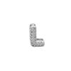 Full Of Zircon Bubbles 26 English Letter Names White Gold Pendant Necklace Female Collarbone Chain