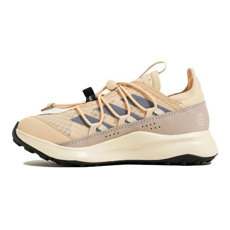 Adidas Voyager 21 Mesh Slip-Resistant Durable Low-Top Outdoor Shoes Kids Shoes Brown HQ5828