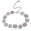 New Western Style Engraving Geometric Women's Metal Waist Chain Heavy Industry Fashion Rural Style Square Waist Chain