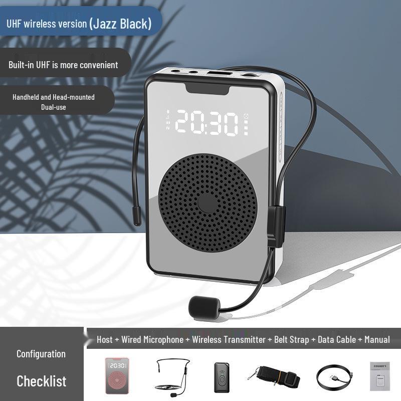 Portable Bluetooth Microphone & Loudspeaker for Teaching, Tour Guides, and Outdoor Use