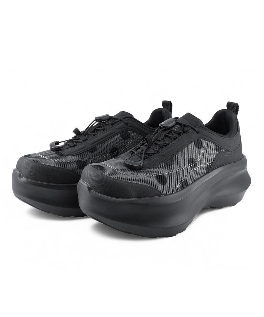 Yase Songi Songi X Yase Platform Dot Sneakers Black
