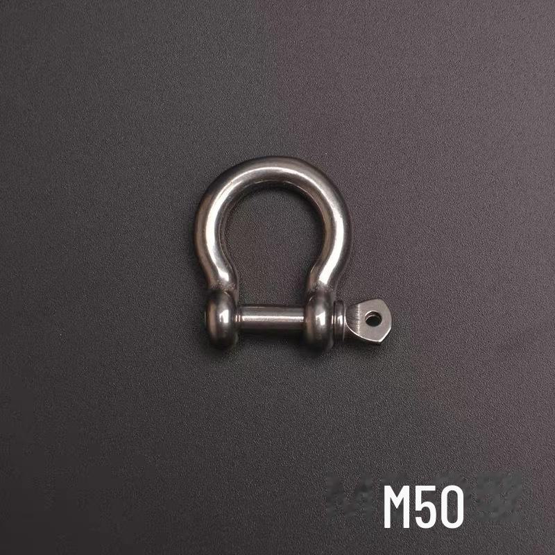 304 Stainless Steel U-Shaped Horseshoe Buckle for DIY Accessories and Umbrella Rope Bracelet