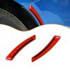 2pcs Car Reflective Stickers Wheel Eyebrow Mudguard Luminous Warning Decals Anti-collision Strips