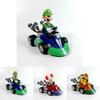 Prezenty Super Mario Kart Księżniczka Peach Figurka Samochód Pvc Zabawka Kolekcja Z Rozkładanymi Kończynami
