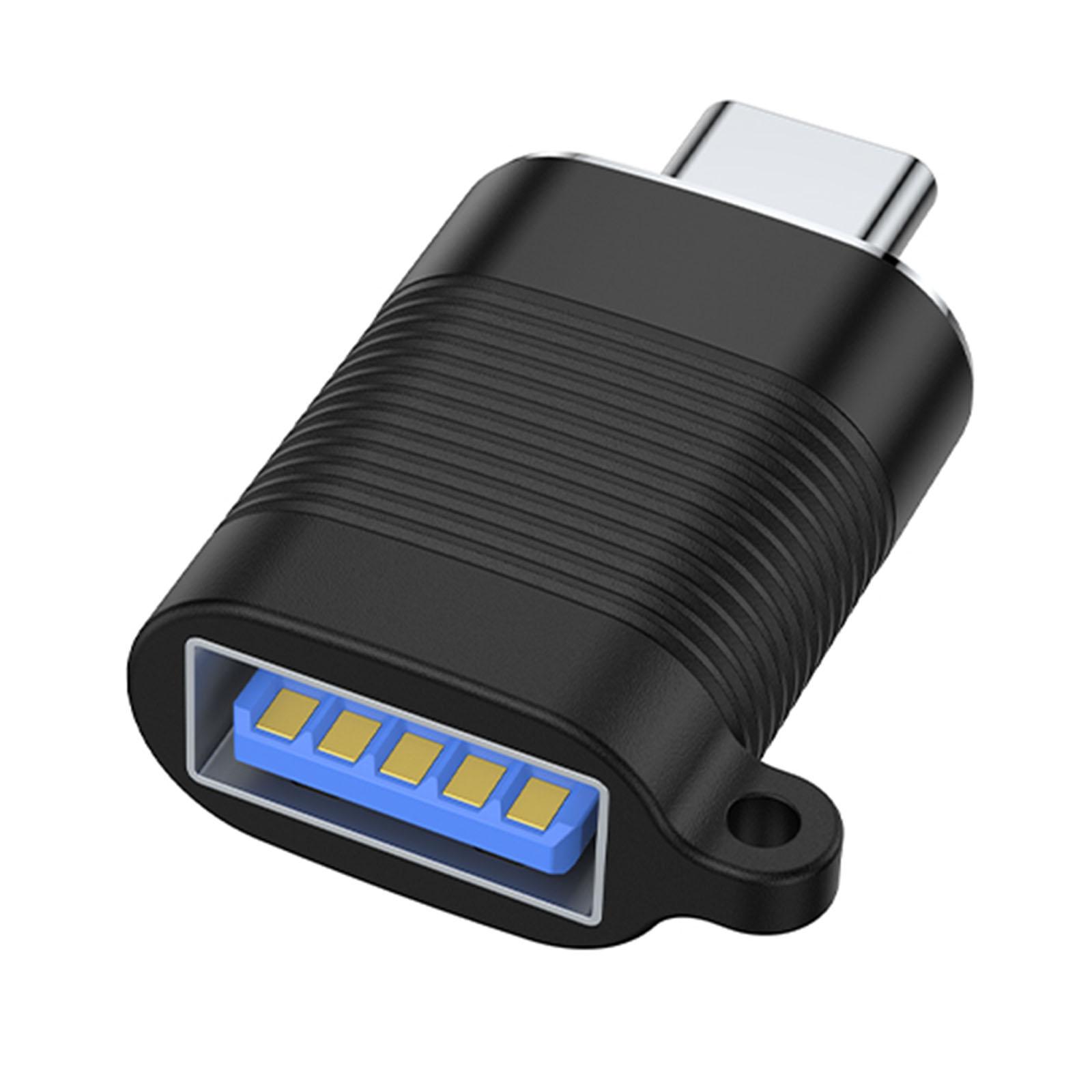 

Адаптер Type-C на USB3.0, конвертер-преобразователь «папа-мама», поддержка передачи данных USB3.0 для телефонов, планшетов, мышек чёрный