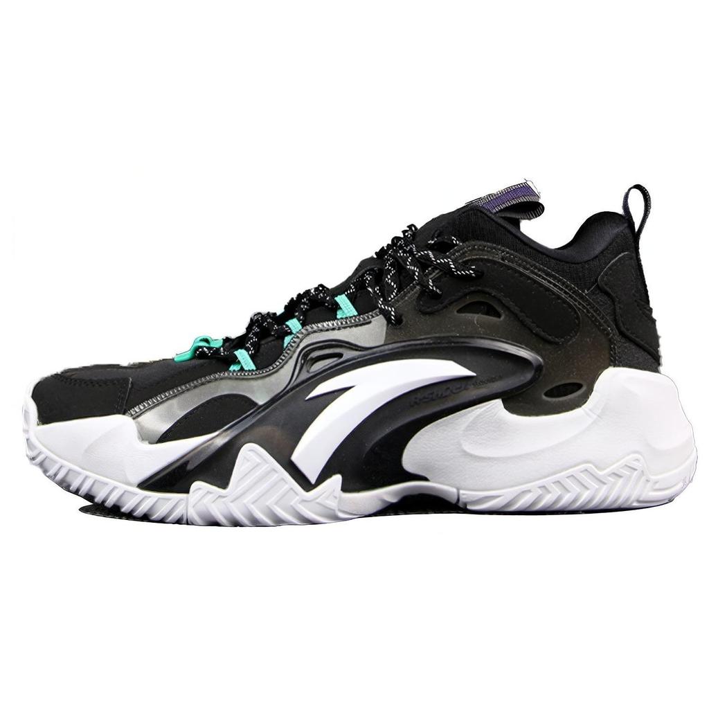 Anta Air Space 3 UFO Basketball Shoes Men Sneakers Black White 112111806-2