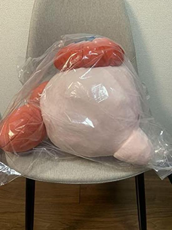 BANDAI Ichiban Kuji Kirby of the Stars Sweet A Prize Strawberry Beret Kirby Plush Toy Moments. (Single Item)