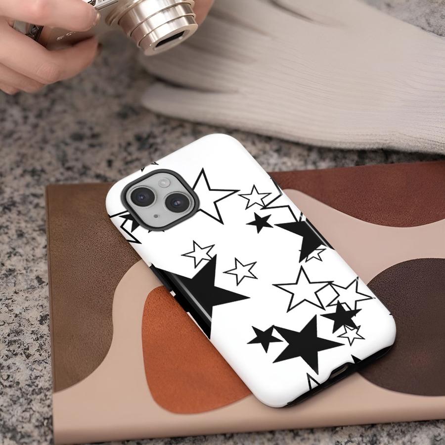

Fashionable And Trendy Stars Soft Cover Capa Phone Case for Apple iPhone 17 XS XR 13 16 Air 11 14 Plus 16e 12 15 Pro Max iPhone 14 Plus