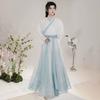 Men's Ink Wash Chinese Hanfu Traditional Wei-Jin Style Scholar Cosplay Costume