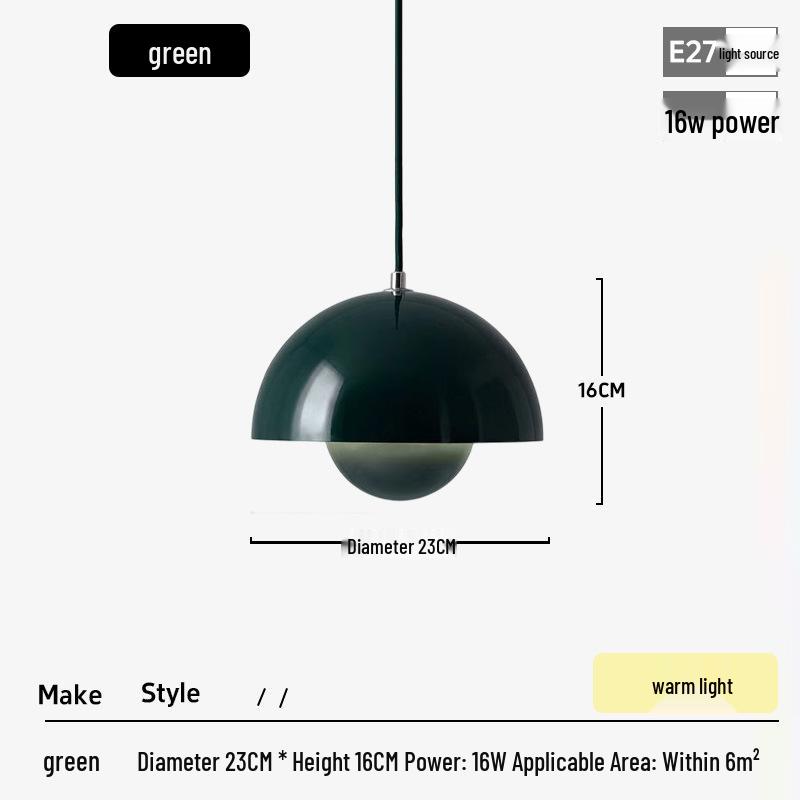 Nordic Minimalist Danish Bud Pendant Lamp for Bar, Restaurant, Bedroom, or Study