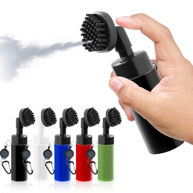Leakproof Golf Club Groove Water Brush Nozzle Design Lightweight Golf Club Head Cleaning Brush with Leakproof Reservoir Tube