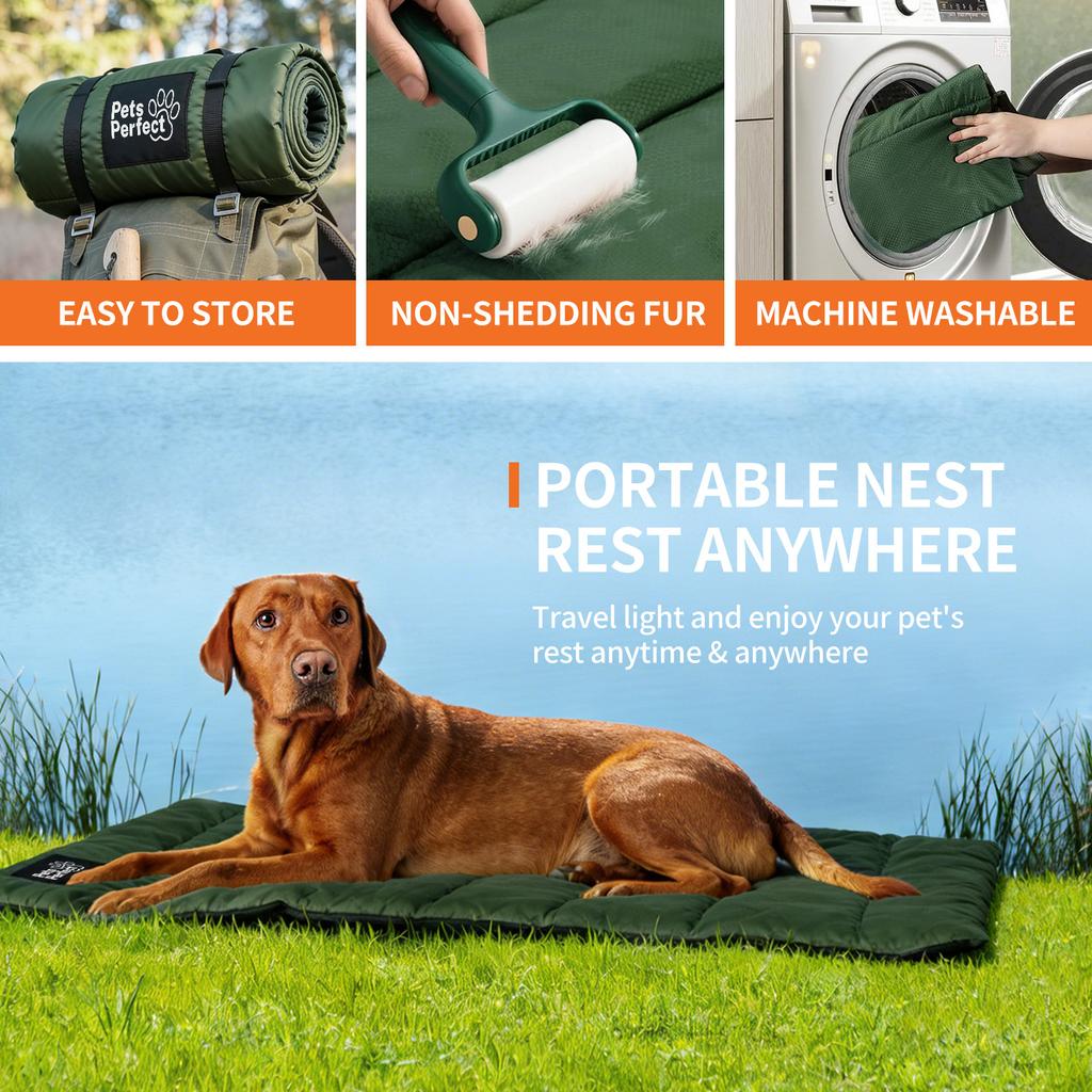 Pet Outdoor Mat, Dog Bed Mat, Car Portable Waterproof and Dirt Proof, Foldable Mat for Cats and Dogs Going Out, Universal for All Seasons