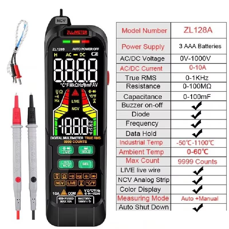 

USB-мультиметр для зарядки QHTITEC AC/DC, що визначає справжню ефективну ємність автоматичного мультиметра