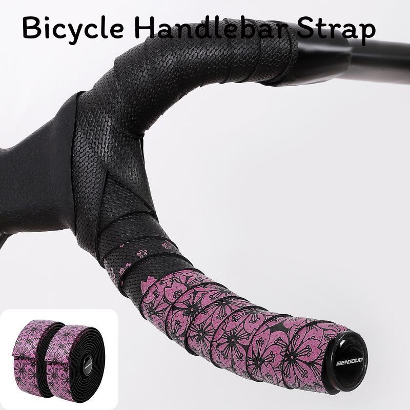 

Bicycle Handlebar Wrap With Antislip Padding For Road Cycling And Commuting BlackPurple (3*210cm)