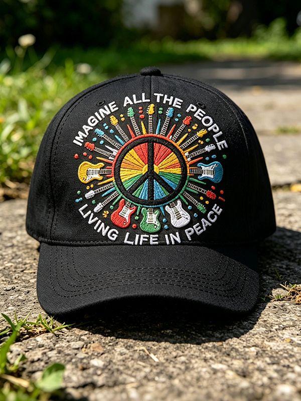 D Print Independence Day Commemorative Sunshade Baseball Cap Outdoor Cap Non-embroidered