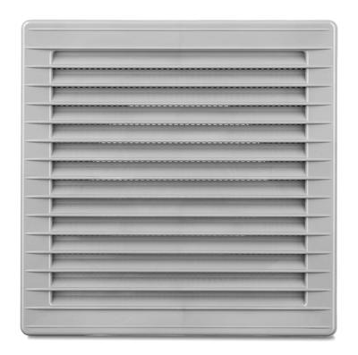 Ventilation Grille With Mesh 170*170, Fi 150 Gray - Rx 02-248