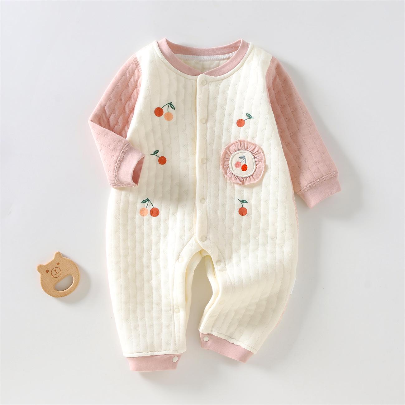 

Трехслойный теплый хлопковый боди без косточек для 0-6 месяцев 73cm (6-9 months, 14-17 lbs)