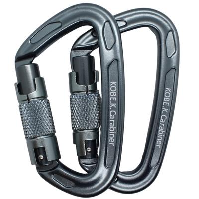 Kobe ein Spezialkarabiner bietet 2400kg Bruchlast im Inland Aluminium und ein 57g Gewicht für Tore in einem Satz von Kagayaki, Geschäft, CE-zertifiziert, (24 kN)