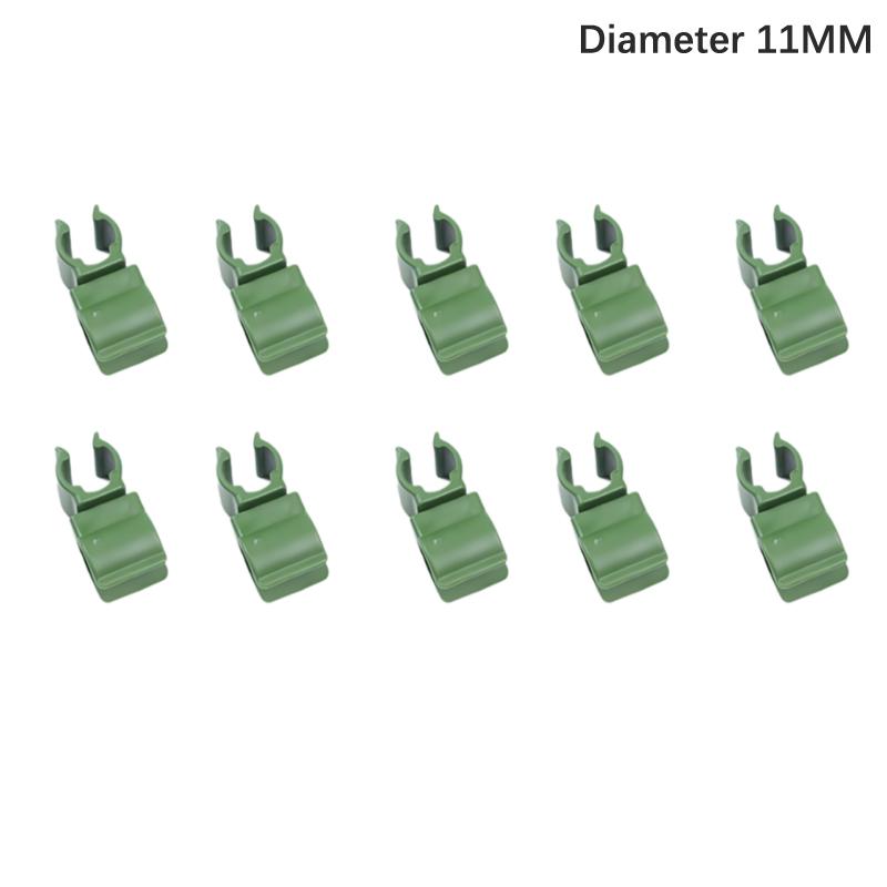 10 STÜCKE Pflanzenstütze Universal Kunststoffclips Fixierter Verbindungsstück Pfosten 8/11/16mm Durchmesser Befestigungselement Verstellbares Zubehör