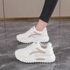 Female platform dad white shoes casual sneakers running