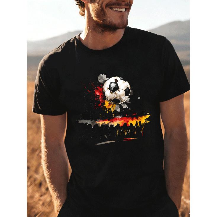 Deutschland 2026 Deutschland Flagge Germany(1) For Men Women Unisex All Season Funny T-Shirt