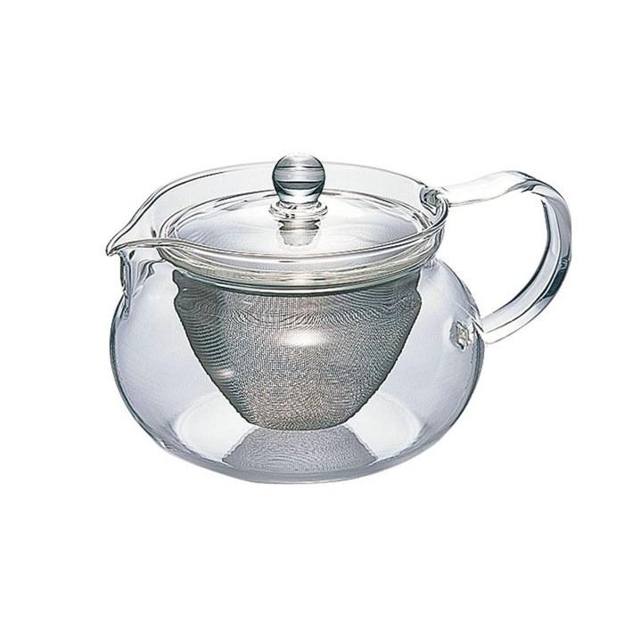 HARIO Chacha Kyusu Maru Teapot 450ml Clear