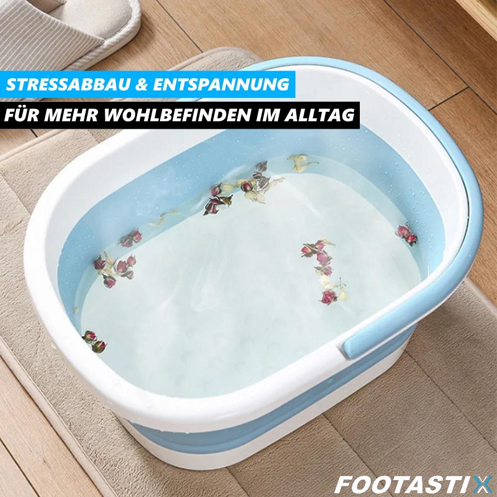 FOOTASTIX Foot Massage Bath Foot Tub Foot Bath Foot Bath Tub Foot Massage Bowl Foldable