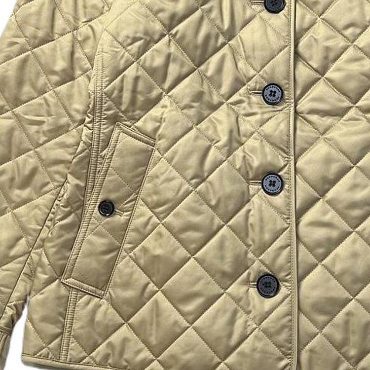 Burberry Puffer Jacket Women's Khaki 80530461