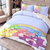 Care Bears 3Pcs Bedding Set Duvet Cover With Two Pillowcases For Bedroom Home Decoration