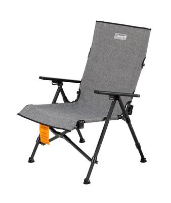 COLEMAN Silla Ray NX 18 Camping al Aire Libre Estuche de Almacenamiento Incluido Silla de Exterior Reclinable Relajante Portátil Porche Transpirable (Gris brezo)