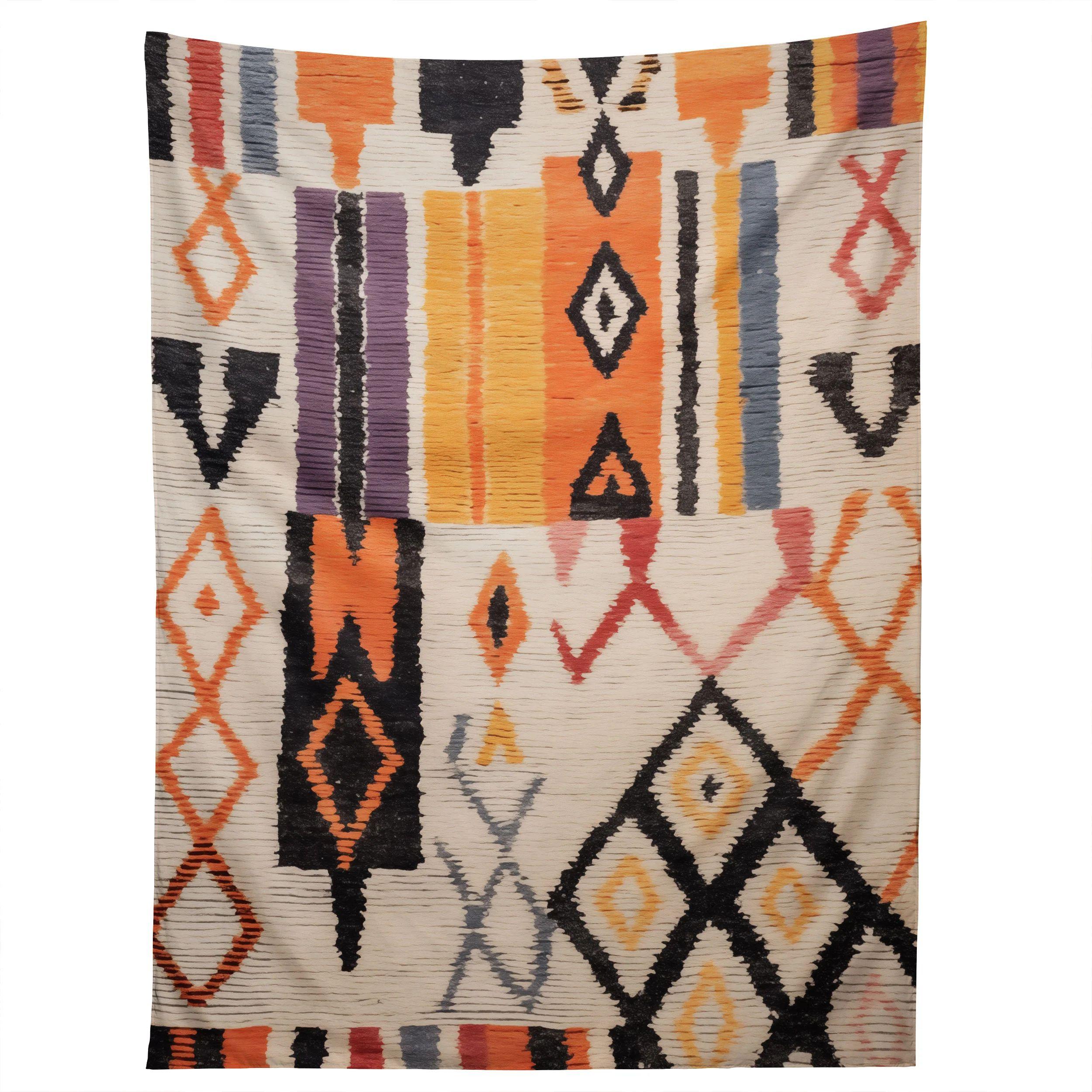 Moroccan Berber Tapestry Rug Design #5 75x100