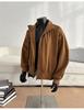 Men's American Retro Cotton Baseball Jacket - Trendy Oversized Windproof Casual Workwear
