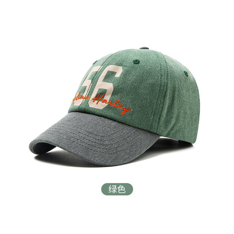 

2025 new enlarged and deepened baseball cap, sunshade and sun protection, small cap, big head circumference all-match hat One Size (56-58) зелений