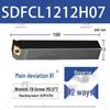 91° Merkezi Vurgulu CNC Torna Takım Tutucu SDFCR1212H07/SDFCL2020K11