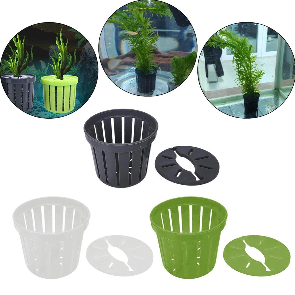 20Pcs Net Pots for Hydroponics Outdoor Planting Grow Basket Porous