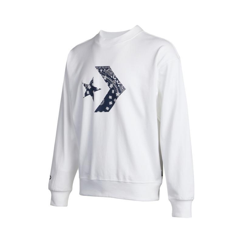 Converse Sweatshirt Men's White 10023164-A01