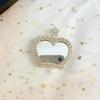 Pearl Mirror Bowknot Royal Crown Suport telefon drăguț Inel pentru Iphone Universal Android Suport telefon pliabil pentru doamnă, femei, fată