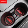 Anti-Slip Gate Slot Cup Mat for MG ZS 2017 - 2025 Door Groove Pad Cup Holder Car Interior Accessories Rubber