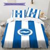 Brighton Pattern Bedding Quilt Set Quilt Cover Pillowcase Home Decoration Birthday Gift (1 * Duvet Cover + 2 * Pillowcase, Without Core)