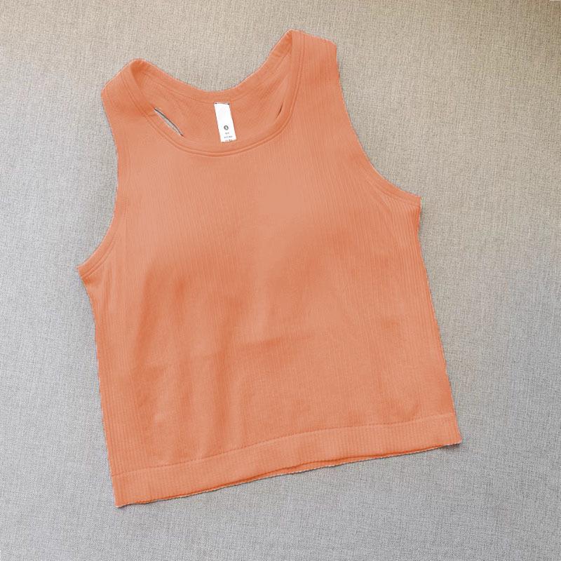 EBB TO STREET Women's Racerback Yoga Tank Top with Chest Pad - Summer Fitness Tight Fit