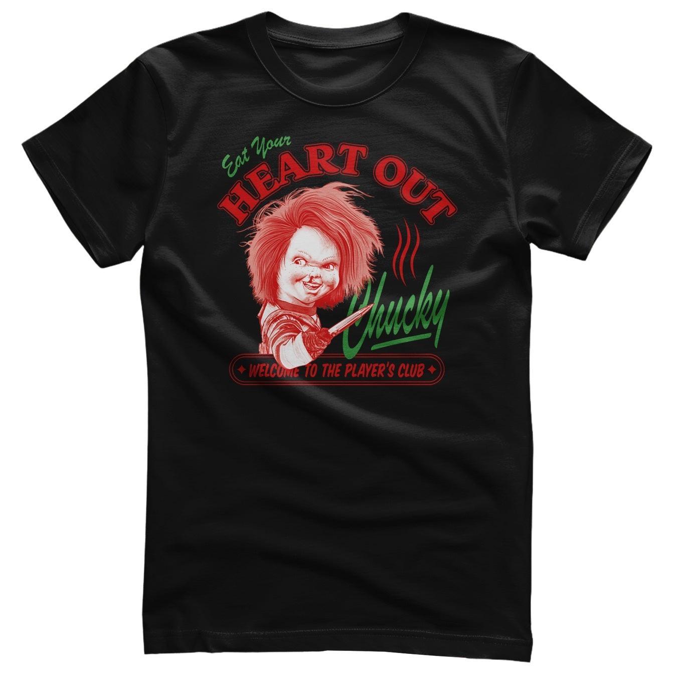 Officially Licensed Chucky Eat Your Heart Out Mens T-Shirt XXXXL