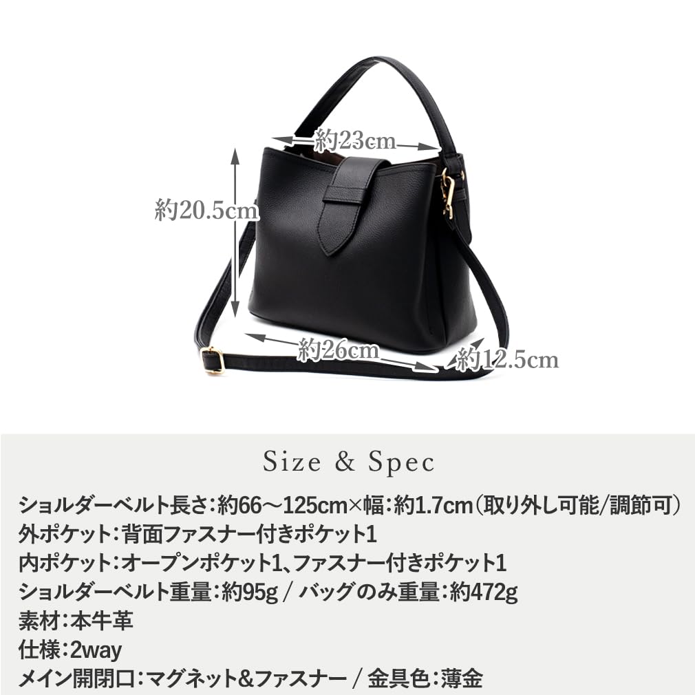 VITAFELICE Genuine Leather 3-Room 2-Way Handbag for Women, Sib-80017n (Gray Beige)