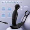 Male Prostate Massager Wireless Control Anal Vibrator With Cock Ring Delay Ejaculation Anal Butt Plug Adult Sex Toy For Men Gay