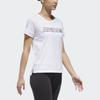 Adidas Comfortable Breathable Round Neck Short Sleeve T-Shirt Women Tops White DT8327