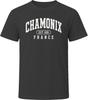 Chamonix France Established 1091 Vintage Varsity Europe Trip T Shirt