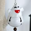 Halloween Ghost Bell Ornament Smile Scary Cute Face Ghost Hanging Decor for Home Office & Party Decor