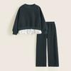 ZANZEA Womens Casual Pullover and Pants Loose Two Piece Suit Sets