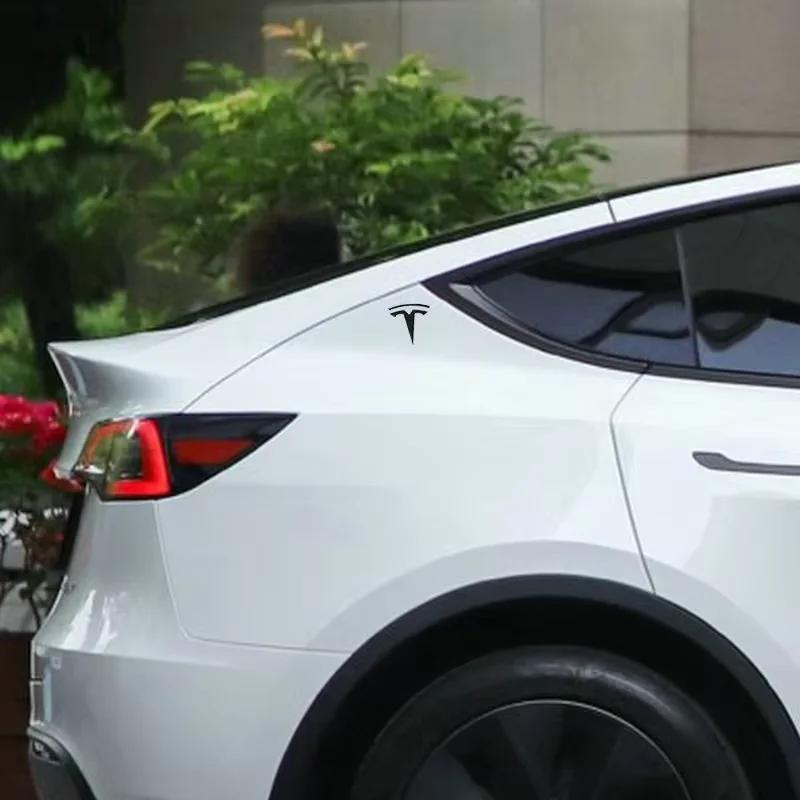 Emblema Metallo 3D per Cofano Anteriore Auto, Badge Adesivo per Portellone Posteriore, Decorazione Portellone Posteriore per Tesla Model S X 3 Y 2017, Roadster Personalizzato