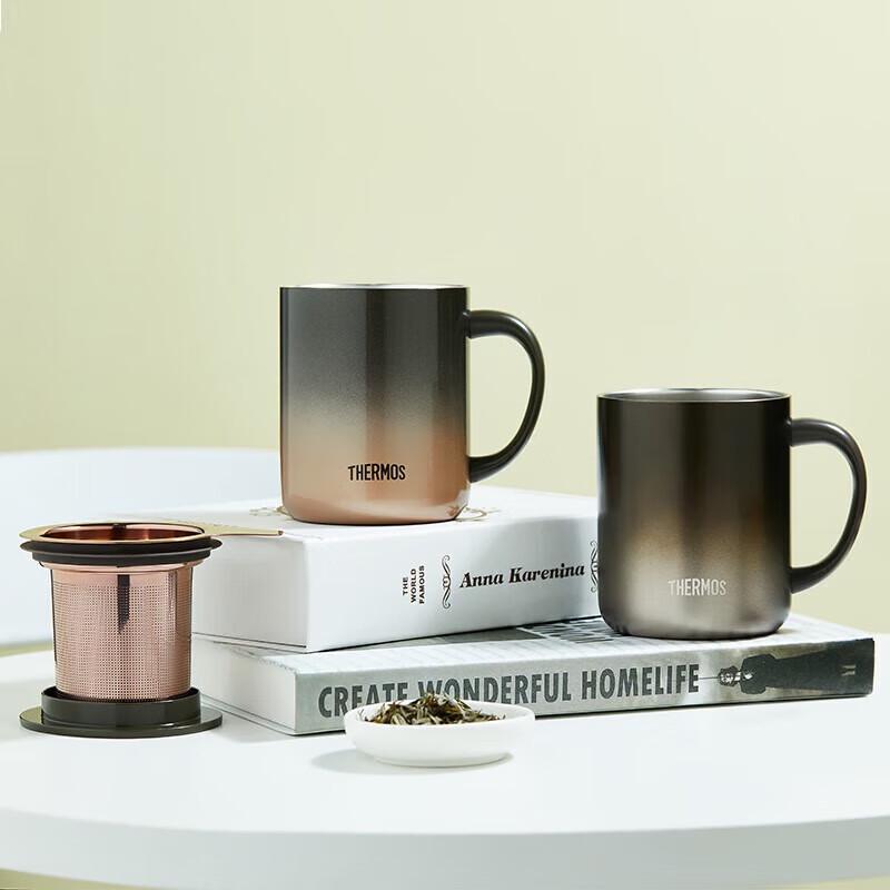 THERMOS 400ml Stainless Steel Insulated Tea Mug