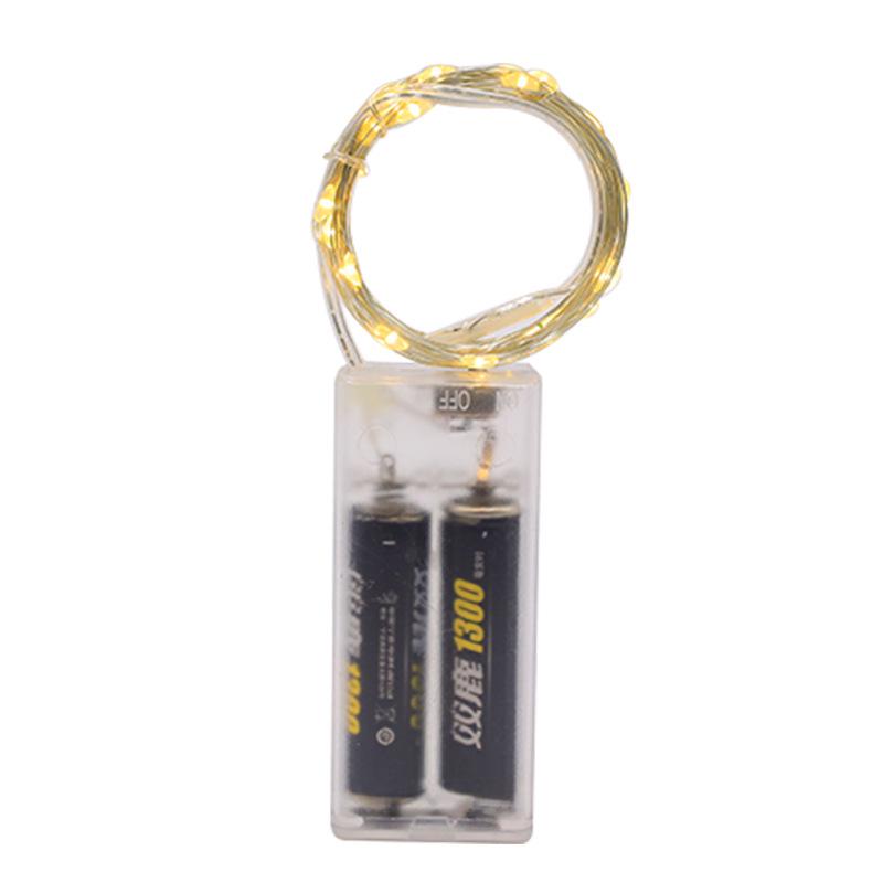 USB Remote Control LED Copper Wire String Lights with Battery Box - Colorful Lights for Christmas and Festivals